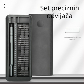 Višenamjenski set alata za popravak računala, naočala i mobitela – 26 dijelova, 4 mm bitovi, magnetski, od S2 alata čelika, bez izolacije