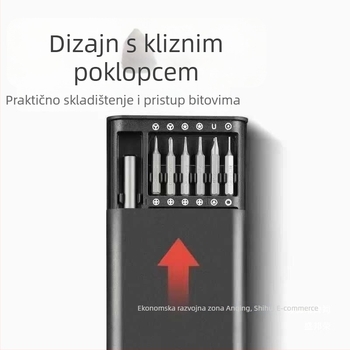 Sheng bangrong All-in-One set odvijača za popravak računala, 24 dijela, karbonska čelika