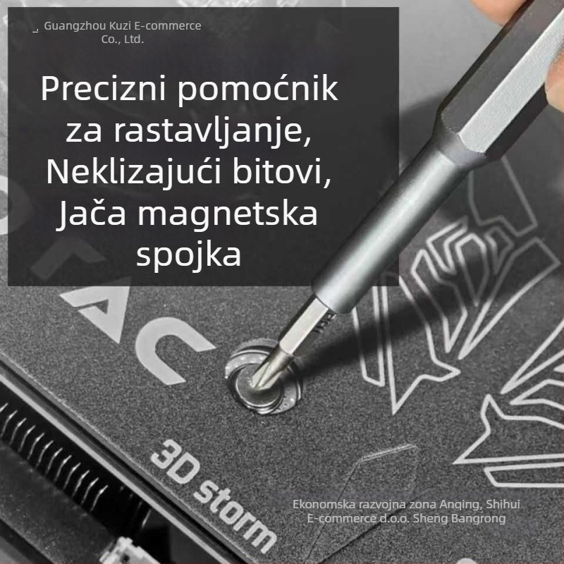 Sheng bangrong All-in-One set odvijača za popravak računala, 24 dijela, karbonska čelika