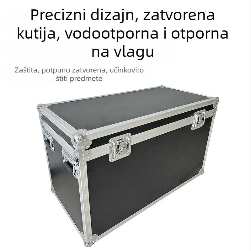 Kutija za alate od aluminijske legure s ABS pločom, prilagodljiva, zapremnine 10 L, aluminijski okvir, nosivost 0,6