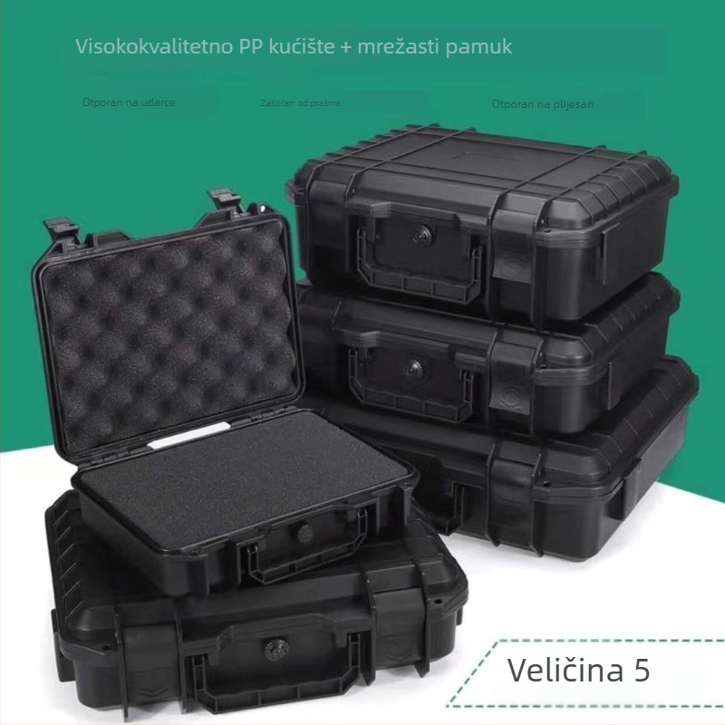 Prijenosna plastična kutija za alate za instrumente i satove s prostorom za energiju