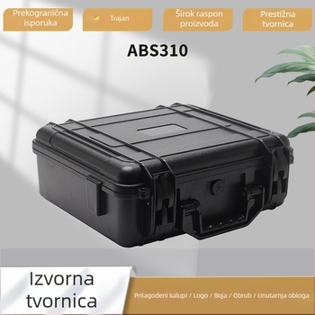 Shun zhuo Čvrsta ABS plastična kutija za alat, vodootporna, nosivost 50 kg, unutarnja podstava od pjene i EVA, prijenosna kutija za skladištenje