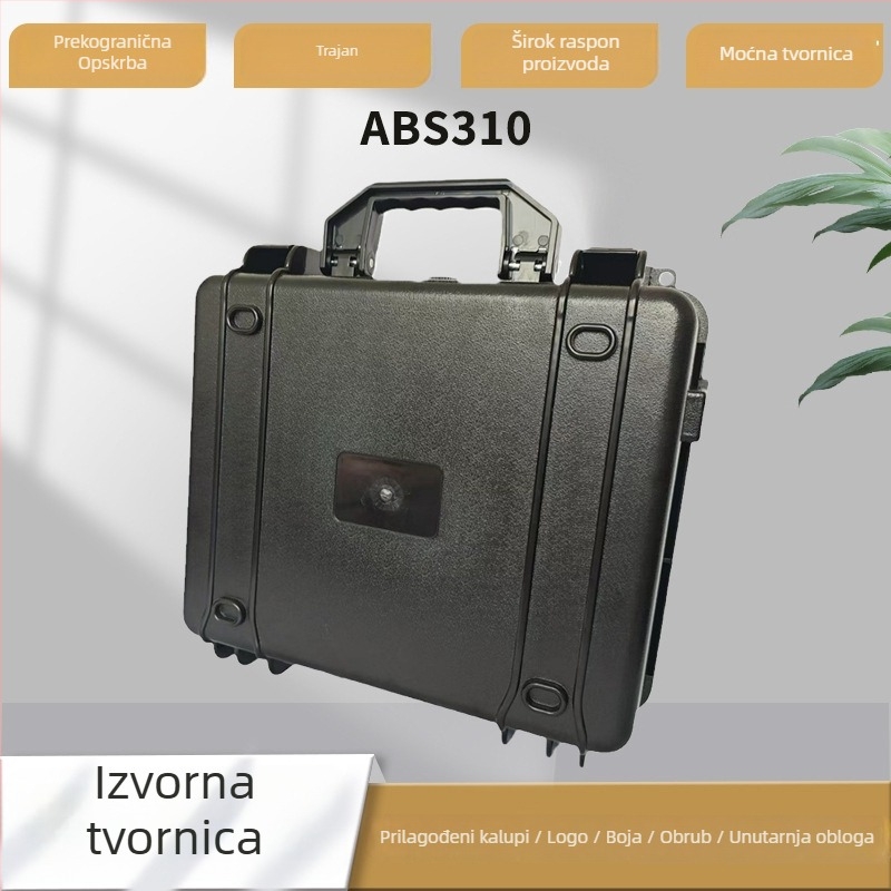 Shun zhuo Čvrsta ABS plastična kutija za alat, vodootporna, nosivost 50 kg, unutarnja podstava od pjene i EVA, prijenosna kutija za skladištenje