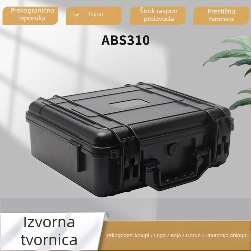 Shun zhuo Čvrsta ABS plastična kutija za alat, vodootporna, nosivost 50 kg, unutarnja podstava od pjene i EVA, prijenosna kutija za skladištenje