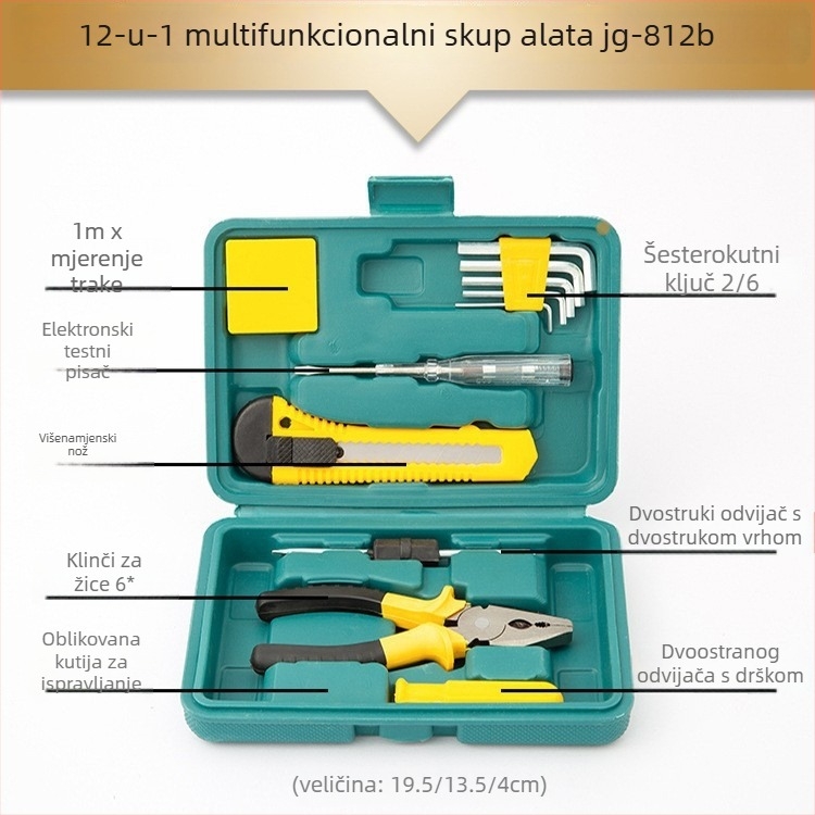 Specialized kućni set alata — 12 komada, Marsteel, šesterokutni ključevi, odvijači i kliješta