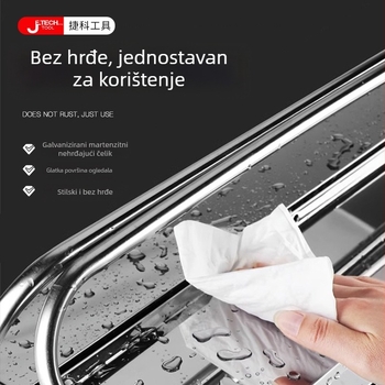 Kutija za alate od nehrđajućeg čelika, višeslojna sklopiva prijenosna kutija za pohranu, za kuću i automobil, veliki kapacitet