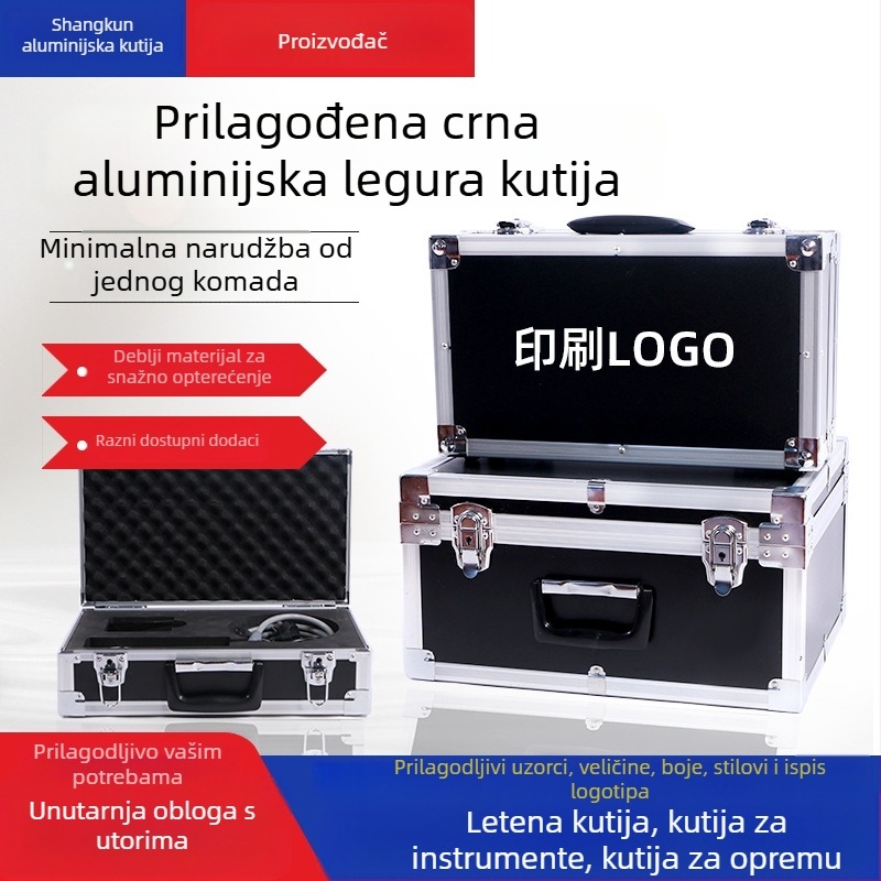 Aluminijska kutija za alate s EVA presvlakom i zaštitom od udaraca