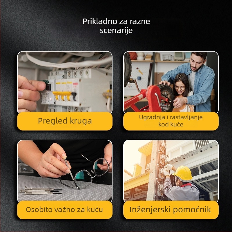 Prijenosna kutija za alat, 116 dijelova, za svakodnevno održavanje vodovoda i elektrike