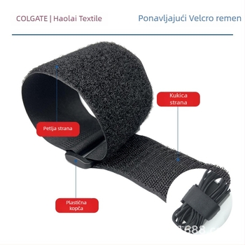 Velcro traka za upravljanje kabelima i fiksiranje baterija — miješani materijal, kopča s kukom i petljom, brend Come on