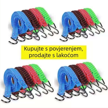 Univerzalna elastična traka za vozila, otporna na habanje debeli gumeni kabel, nosivost 10 kg
