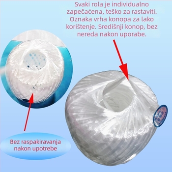 Huixin plastično monofilamentno pakirno uže, 200 g, za svakodnevno zavezivanje