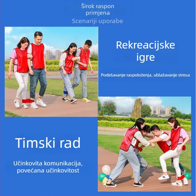 Set remena za igru dviju osoba s tri noge, za vanjsku upotrebu