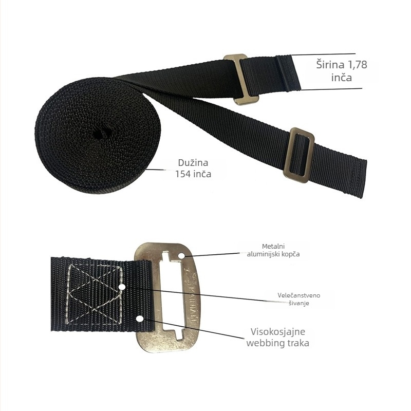 Vest-stilni remen za prijevoz tereta za premještanje namještaja – nadograđeni nosivi sustav; materijal: 50% najlona + 50% poliester; mješavina najlona i poliester; industrijska namjena; Hongyi