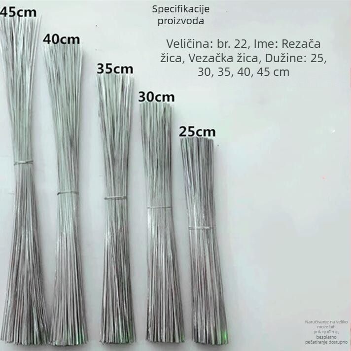 Galvanizirana željezna žica, ručno izrađena, za pakiranje (Model: 25-40; Materijal: 195; Opseg primjene: Pakiranje)