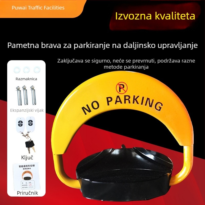Inteligentni zaključavač za automobilno parkirno mjesto, protiv zauzimanja, stup za privatna mjesta
