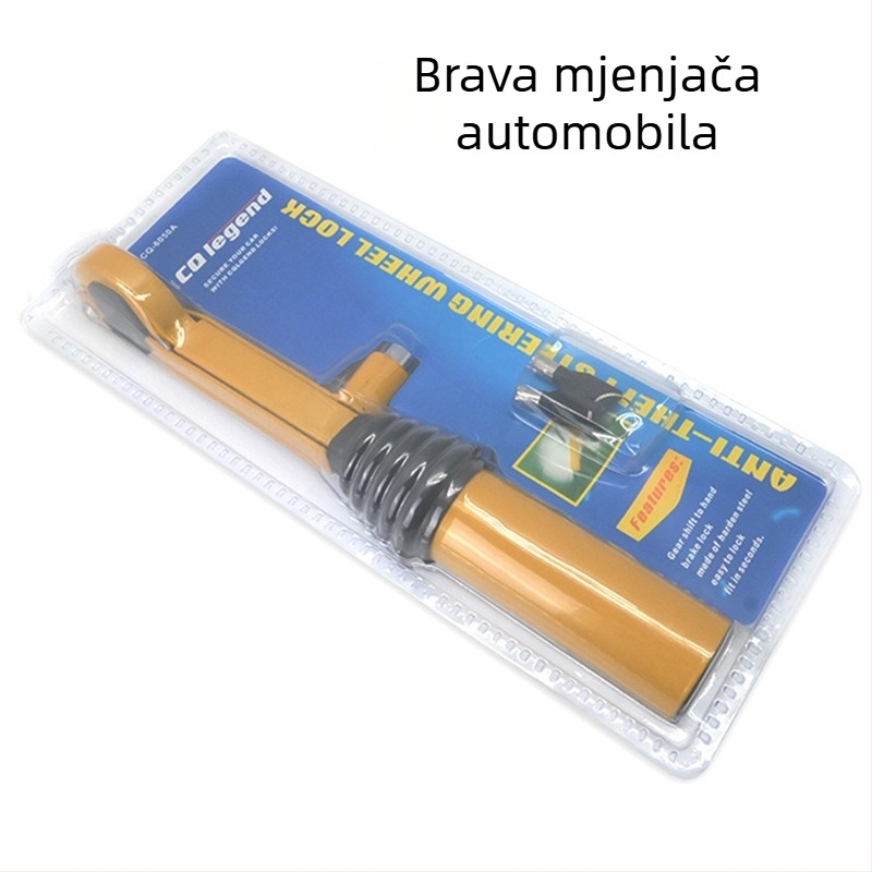 Prilagodljivi sigurnosni blok mjenjača automobila, čelična konstrukcija, zaštita od krađe, blokada ručne kočnice