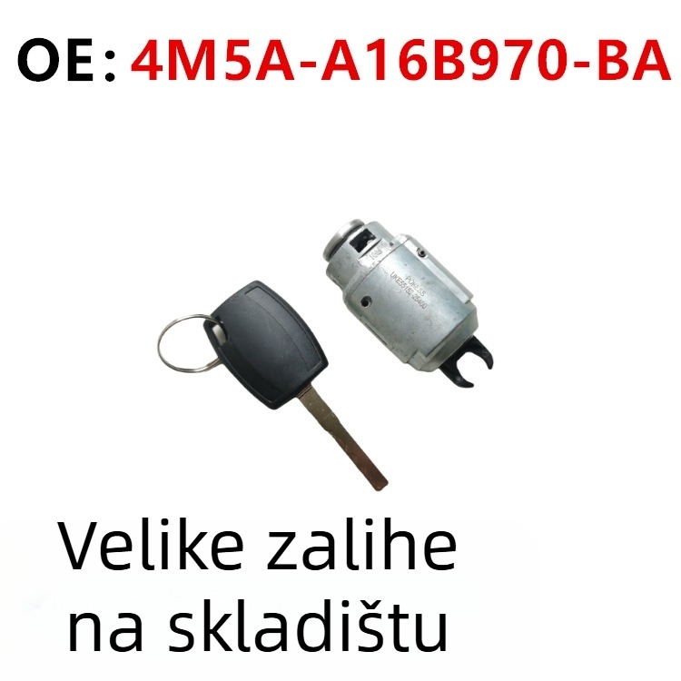 Cilindar brave poklopca za Focus/C-Max CB4 – metalni automobilski brava cilindar, model 4M5A-A16B970-BA, cilindar brave 00