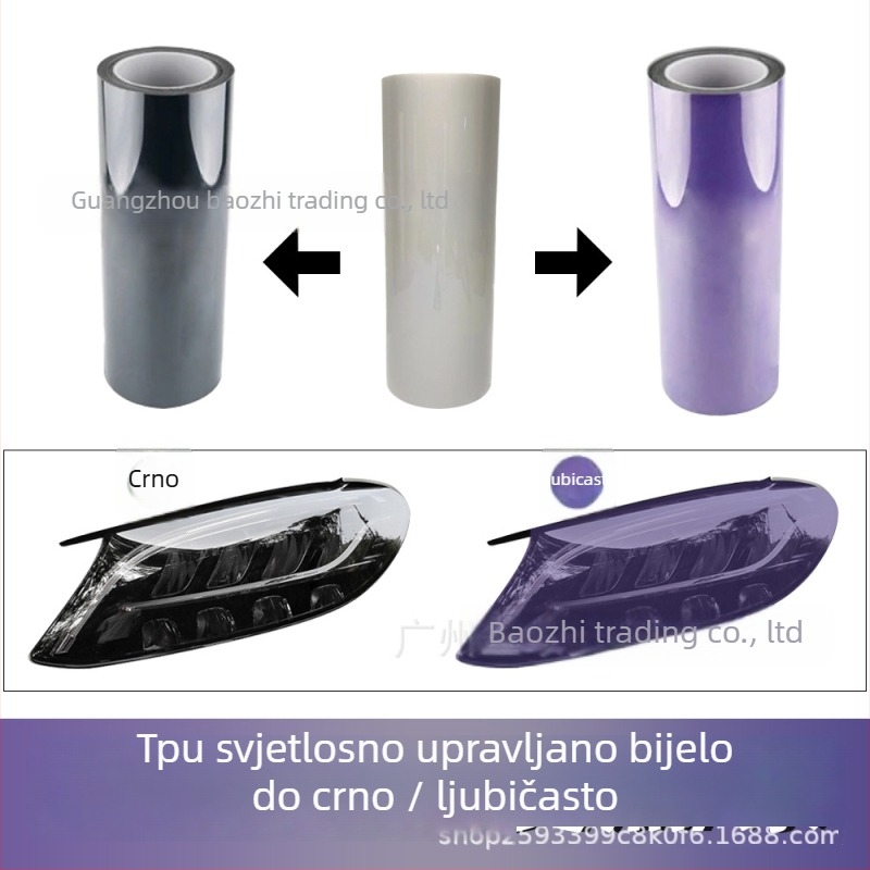 BZ TPU film za svjetla – naljepnice za svjetla, prilagodljivo procesiranje, ugradnja ljepilom