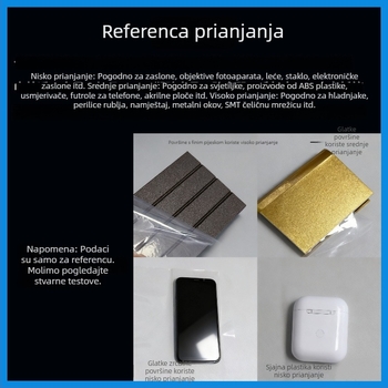 5 mikron PE zaštitni film, srednja ljepila, proziran, za automobilska svjetla i zaštitu površina, bez ostataka ljepila, pogodan za hladnjake, kućanske uređaje, materijale za obuću, zaštita površina, nehrđajući čelik