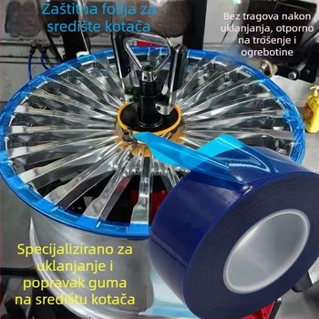 PE zaštitni film za zaštitu površine, samouljepivi, debljina 0.05/0.07/0.1 mm, osnovni materijal PE, serija PE zaštitni film