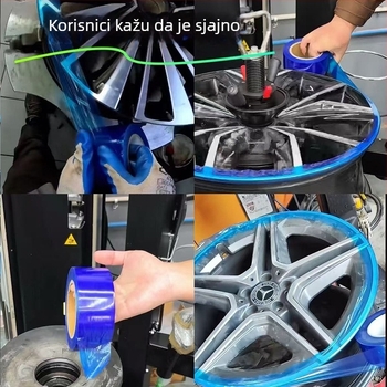 PE zaštitni film za zaštitu površine, samouljepivi, debljina 0.05/0.07/0.1 mm, osnovni materijal PE, serija PE zaštitni film