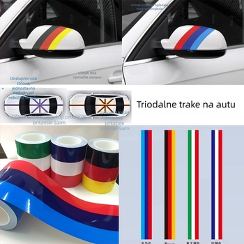 Dekali za karoseriju automobila, samoljepljivi materijal, instalacija ljepilom, prilagodljivo