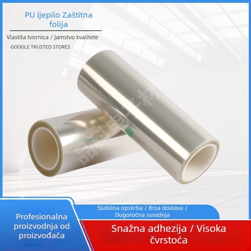 PET zaštitna folija za središnji auto zaslon, antistatična, visoka prozirnost, otporna na ogrebotine, 0.06mm, PU ljepilo, 90% prijenos svjetla