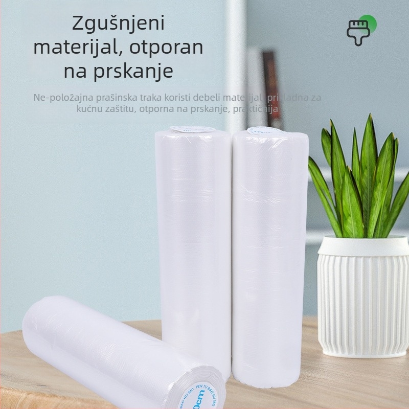 PE film za zaštitu od prašine za namještaj i garderobu, bez ljepila, papirno jezgro, debljina 0,6, za maskiranje i zaštitu