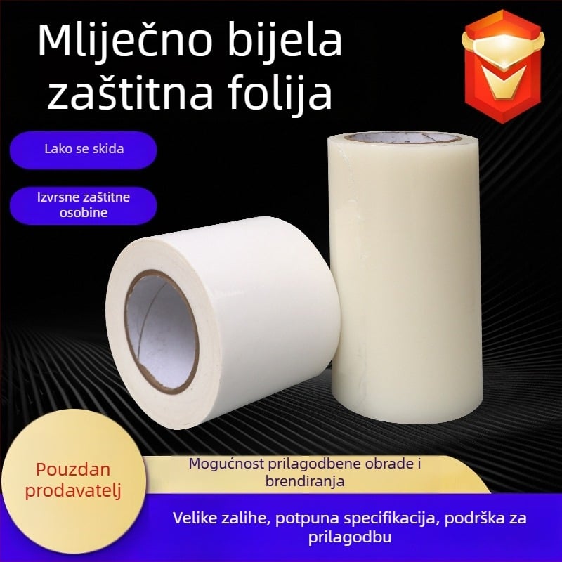 PE zaštitna folija za površinu bojane automobilske karoserije, antistatčna, ljepilo visoke viskoznosti, 3–12 μm, PE osnovni film