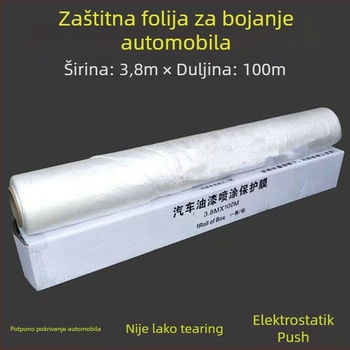 PP maskirajuća folija s viskoznim ljepilom za dekoriranje doma, bojanje namještaja i zaštitu prozora; debljina po narudžbi