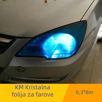 KM Redlon prozirni film za prednja i stražnja svjetla automobila, prozirni film za promjenu boje