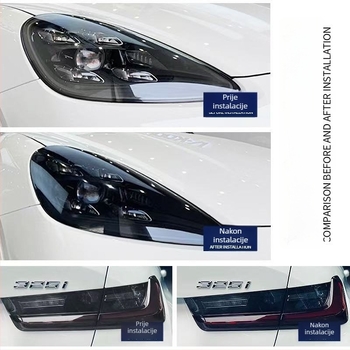 MLP Auto film za prednja i stražnja svjetla – TPU, Zaštita od ogrebotina