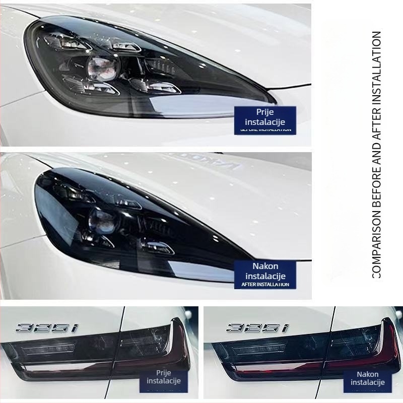 MLP Auto film za prednja i stražnja svjetla – TPU, Zaštita od ogrebotina