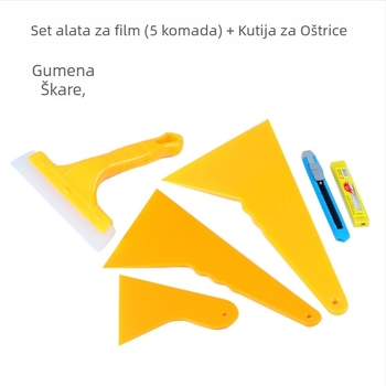 Set alata za primjenu automobila filma – 7-dijelni, Materijal: PP, Brend: Independence, Vrsta: Skraper, Obrada prilagođavanja: Ne