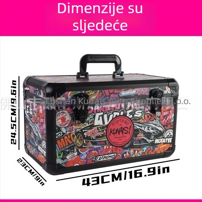 Aluminijski alat za foliju za automobil – kutija alata Coolness, šifra KNS