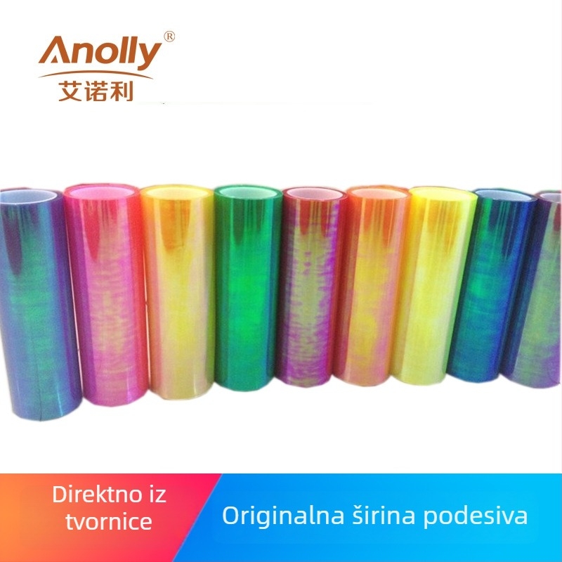 Ainoli Symphony Film za promjenu boje farova za automobile i motocikle, prozirna naljepnica stražnjih svjetala, PVC sigurnosni film, širina 30 cm