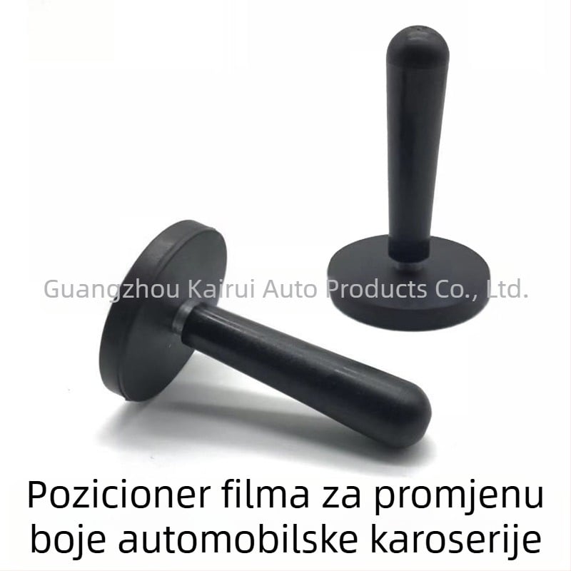 Magnetski pozicionator za automobilsku foliju s plastičnom drškom i magnetom omotanim gumom – 46 g