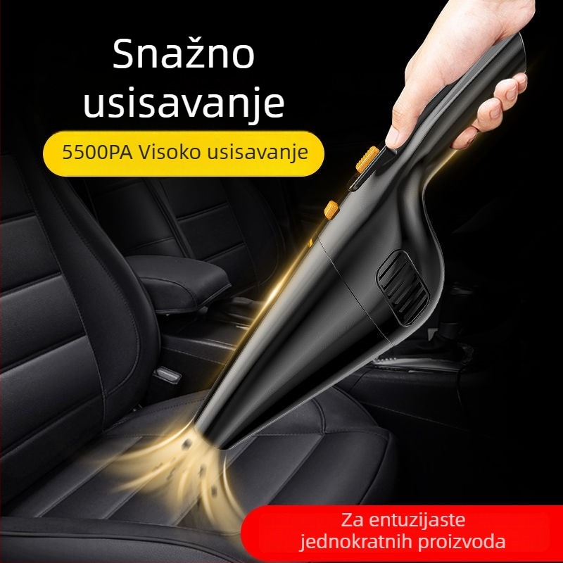 Bežični usisavač za automobil, ručni i prijenosni, visoke snage, kompaktni