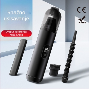 Prijenosni bežični usisavač za auto, usis 3100 Pa, 45 W, 7,4 V, periva posuda za prašinu