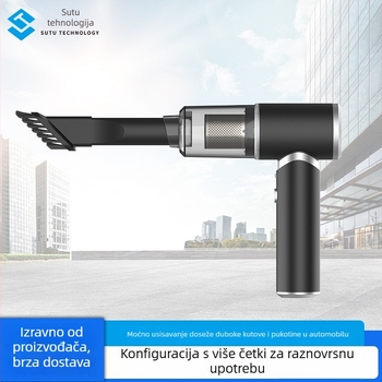 Ručni usisavač za auto – bežični (12V, 120W, 6000 Pa, 65 dBA)