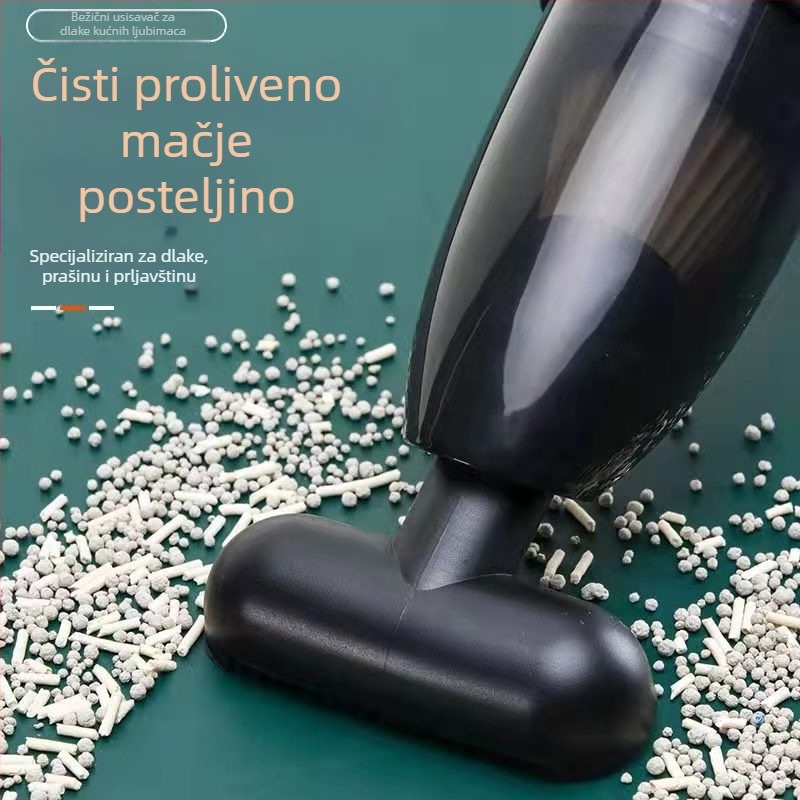 Ručni usisavač za auto s usisom 5500Pa, 12V, 120W, napajanje putem 12V utičnice, model YS-002, funkcija čišćenja prašine