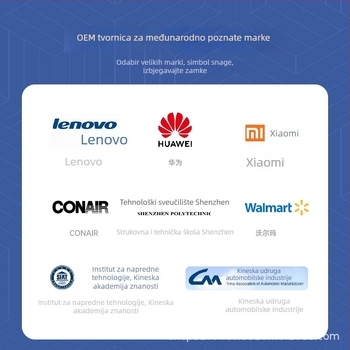 Prijenosna bežična pumpa za gume s digitalnim prikazom, dvostruki cilindar, 100W, ABS kućište, rasvjeta, tlakometar