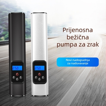 Automobilska pumpa za napuhivanje, 12V, 100W, kabel 3 m, 15-cilindrični elektromotor s digitalnim zaslonom