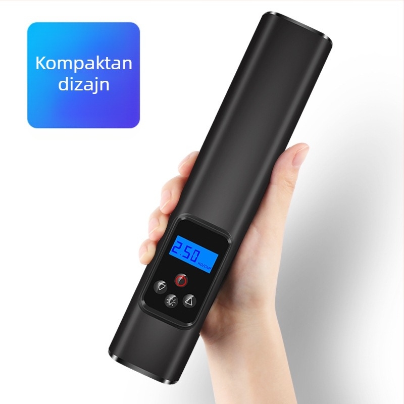 Automobilska pumpa za napuhivanje, 12V, 100W, kabel 3 m, 15-cilindrični elektromotor s digitalnim zaslonom