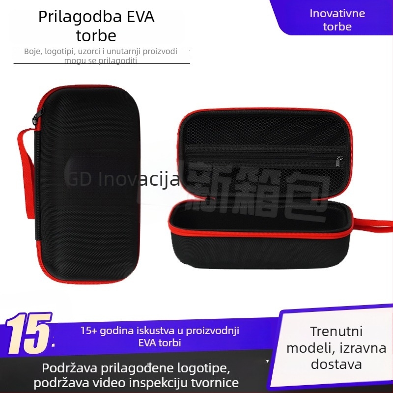 Torba za skladištenje automobilskog napajanja s EVA, model 03, višestruka namjena, toplinski presovan EVA, tkanina 1680