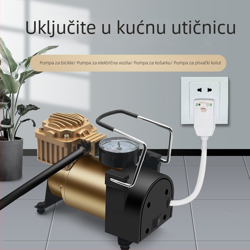220V električna pumpa za napuhavanje za nogomet, košarku, auto gume, napuhavajuće prstene i druge napuhavajuće predmete
