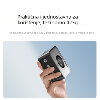 TP07 automobilska pumpa za automobile s digitalnim zaslonom, USB napajanje, 12V, brzo napuhivanje