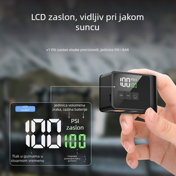 Woxin samorazvijena ultra mini pumpa za planinske i cestovne bicikle, AI pametna prijenosna električna pumpa