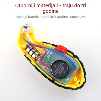 Hexuan digitalni mjerač tlaka u gumama automobila, LCD zaslon, podrška više mjernih jedinica, plastično kućište