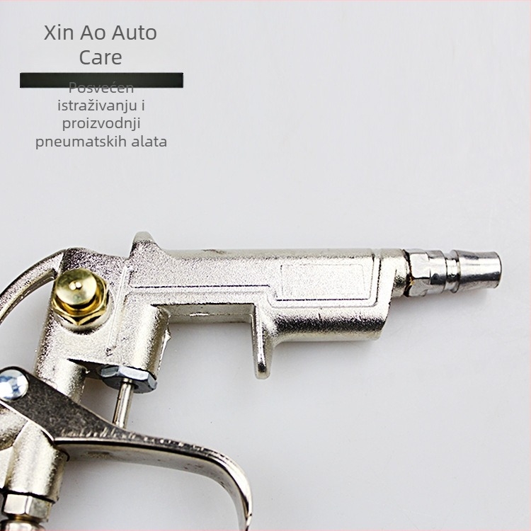 Xin Ao mjerač tlaka za auto s inflacijskom cijevi – aluminij, raspon tlaka 200, različite jedinice, točnost 4